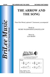 The Arrow and the Song Three-Part Mixed choral sheet music cover